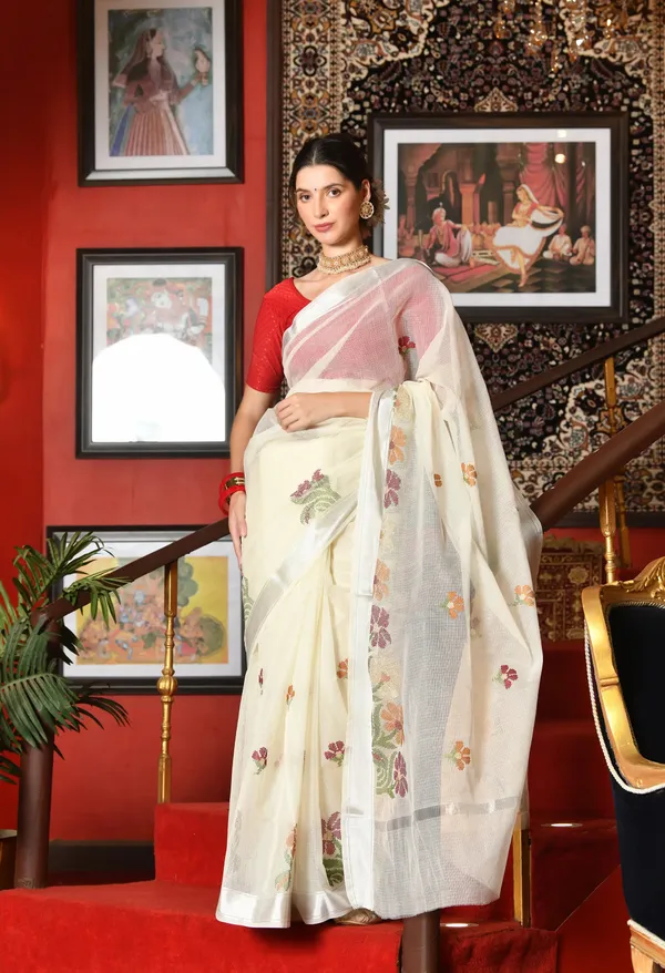Kotadoria_White_Kota_Doria_Cotton_Saree_For_Women