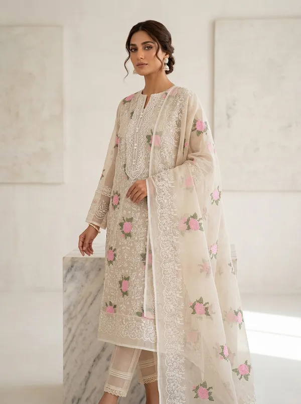 Kotadoria_Cream_Cotton_Blend_Unstitched_Dress_Material_For_Women