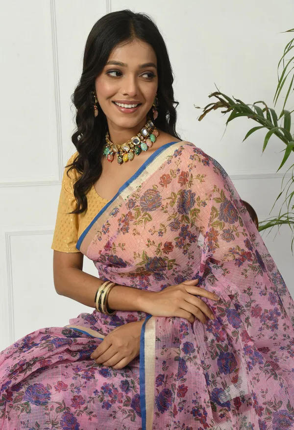 Kotadoria_Purple_Cotton_Saree_For_Women