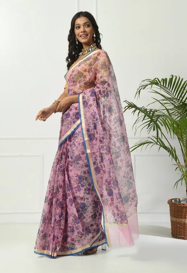 Kotadoria_Purple_Cotton_Saree_For_Women