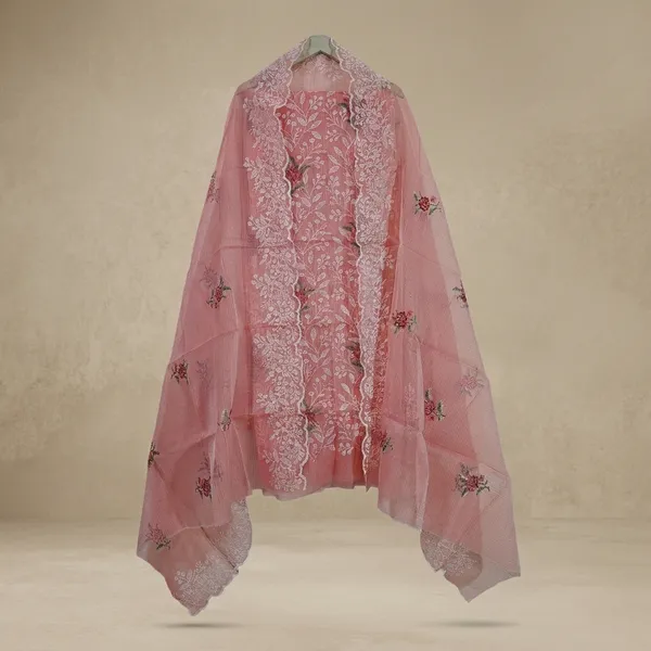 Kotadoria_Peach_Cotton_Blend_Unstitched_Dress_Material_For_Women