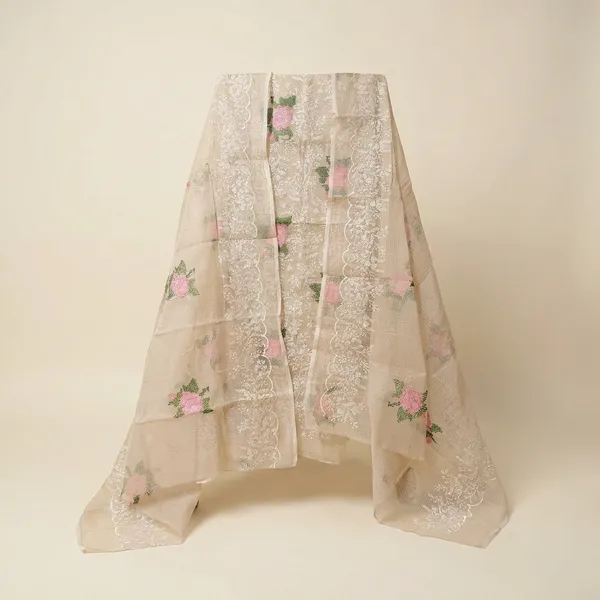 Kotadoria_Cream_Cotton_Blend_Unstitched_Dress_Material_For_Women