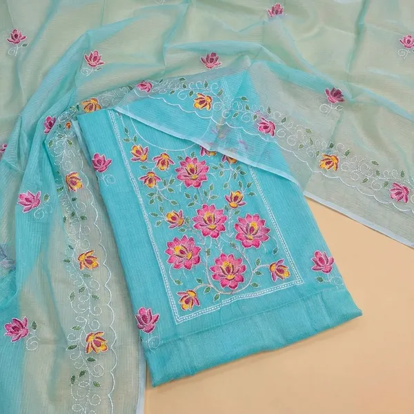 Kotadoria_Blue_Cotton_Blend_Unstitched_Dress_Material_For_Women