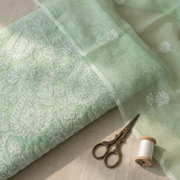 Kotadoria_Green_Cotton_Blend_Unstitched_Dress_Material_For_Women