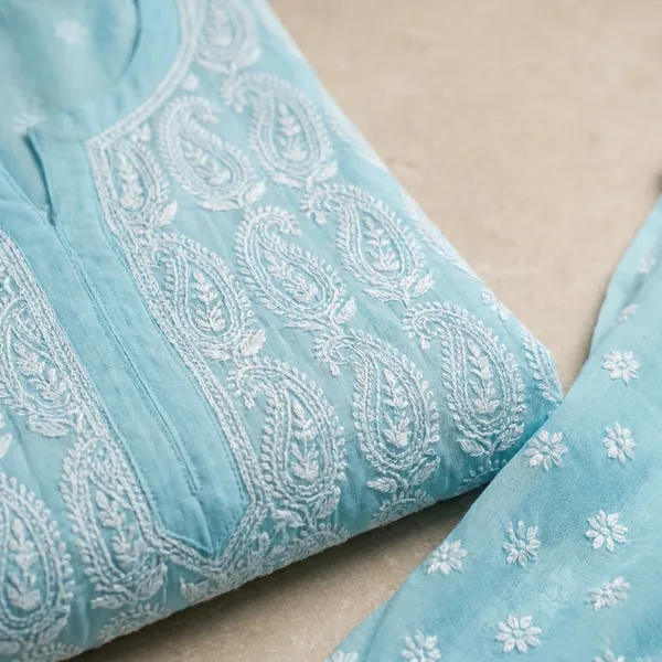 Kotadoria_Sky_Blue_Cotton_Blend_Unstitched_Dress_Material_For_Women