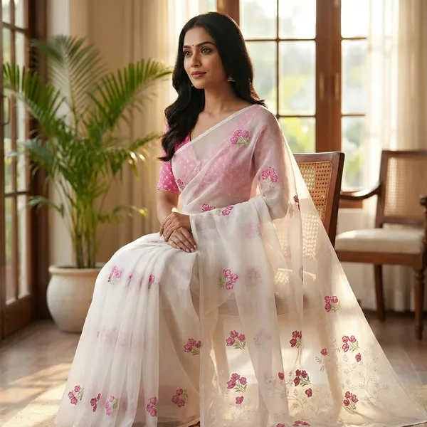 Kotadoria_White_Cotton_Saree_For_Women