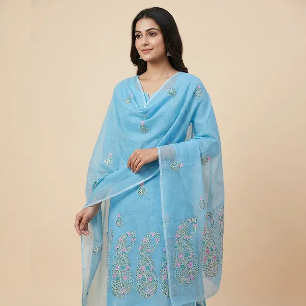Kotadoria_Sky_Blue_Cotton_Unstitched_Dress_Material_For_Women