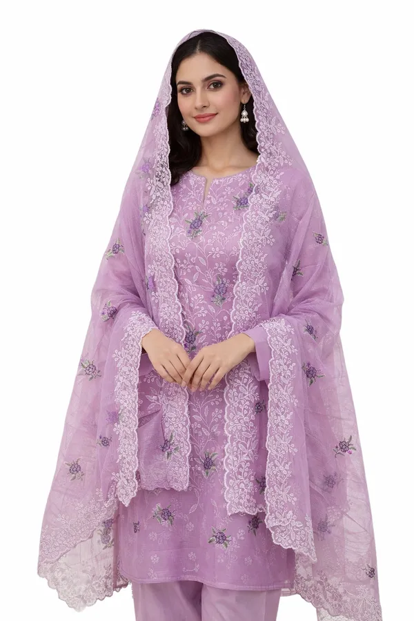 Kotadoria_Purple_Cotton_Blend_Kota_Doria_Unstitched_Dress_Material_For_Women