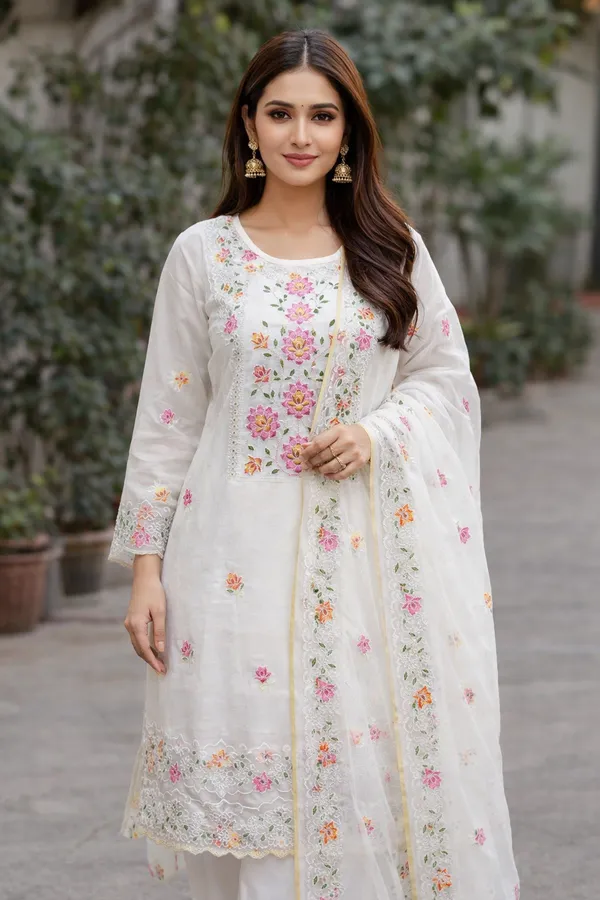 Kotadoria_White_Cotton_Blend_Unstitched_Dress_Material_For_Women