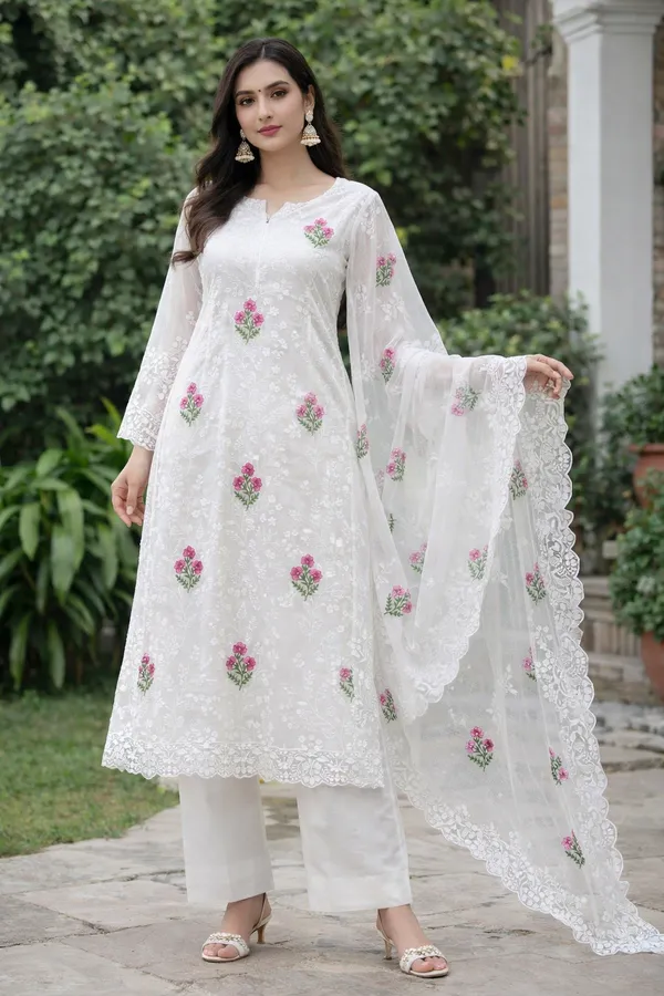 Kotadoria_White_Cotton_Unstitched_Dress_Material_For_Women