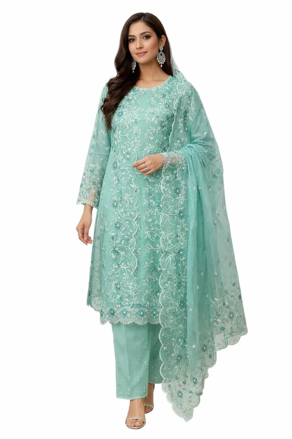 Kotadoria_Mint_Cotton_Blend_Unstitched_Dress_Material_For_Women
