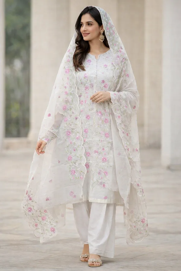Kotadoria_White_Cotton_Blend_Kota_Doria_Unstitched_Dress_Material_For_Women