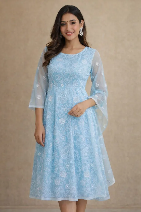 Kotadoria_Sky_Blue_Cotton_Blend_Unstitched_Dress_Material_For_Women