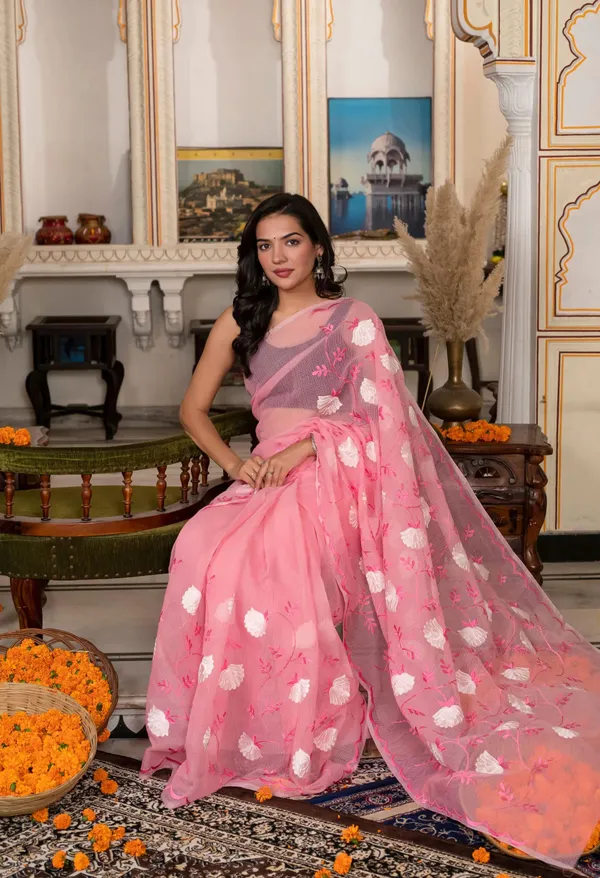 Kotadoria_Blush_Pink_Cotton_Saree_For_Women