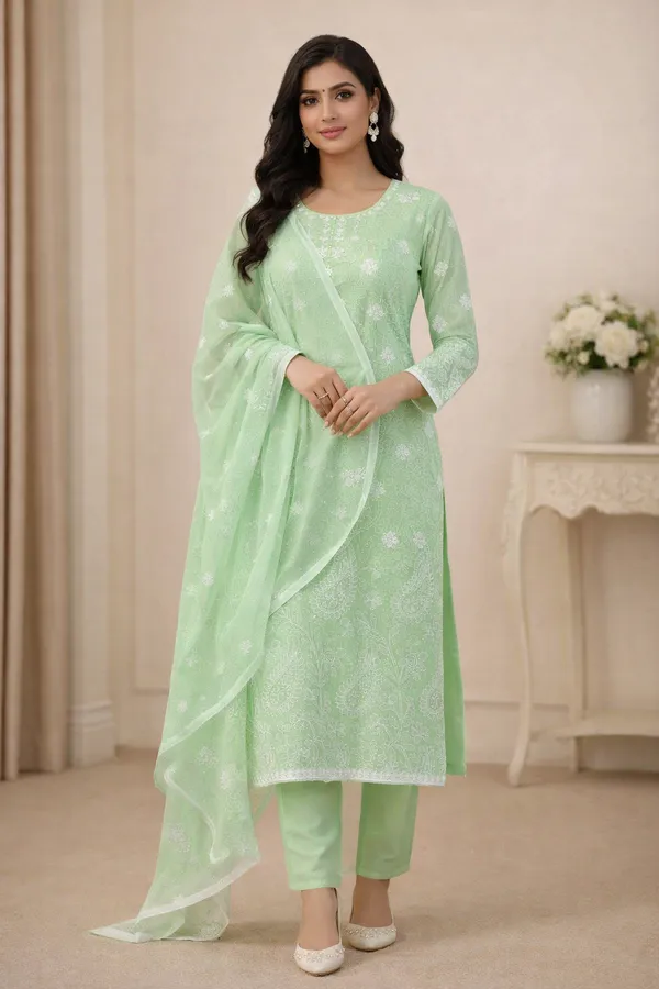 Kotadoria_Green_Cotton_Blend_Unstitched_Dress_Material_For_Women