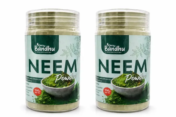 Pack_of_2_Natural_Neem_Powder_(100g_Each)__|_Pure_And_Organic