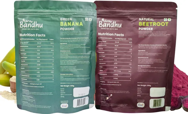 Beetroot_Powder_And_Banana_Powder_Combo_Pack_Of_2_|_Pure_And_Natural_|_200_Gm_Each