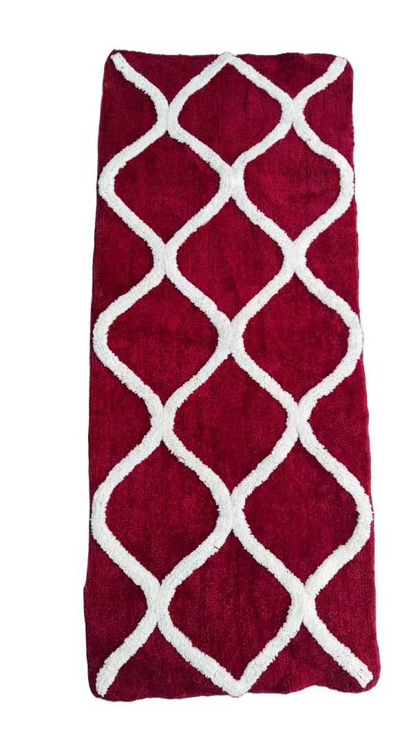 Red_And_White_Moroccan_Trellis_Pattern_Soft_Plush_Carpet_Runner