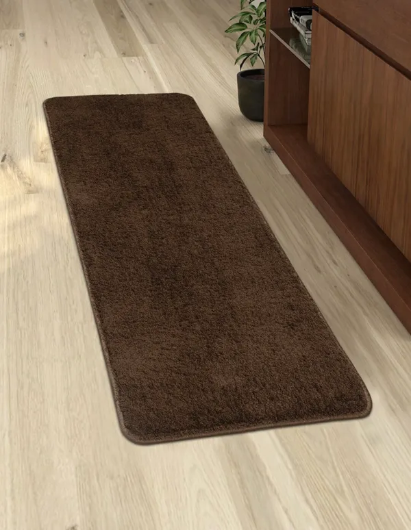 Premium_Soft_Shaggy_Runner_Rug_-_Brown