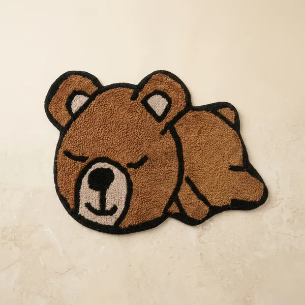Adorable_Brown_Bear_Shaped_Doormat