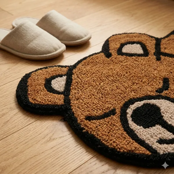 Adorable_Brown_Bear_Shaped_Doormat