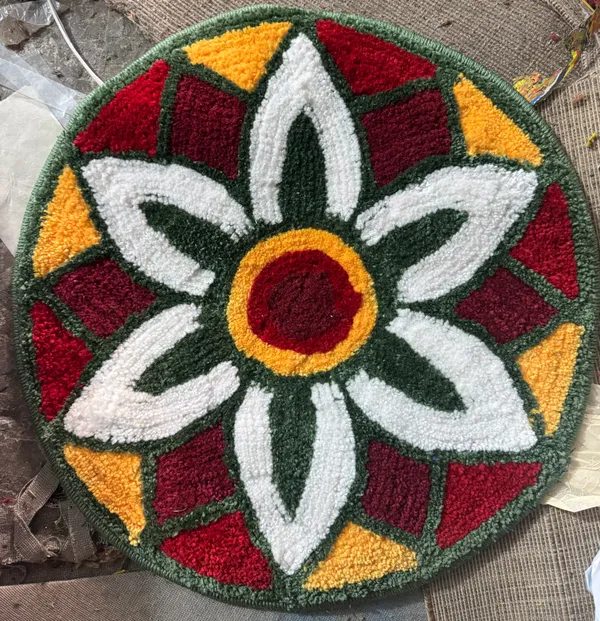 Handmade_Floral_Design_Circular_Floor_Mat_-_Traditional_Puja_Rangoli_Style