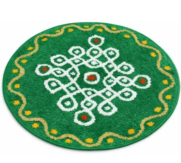 Premium_Green_Kolam_Design_Anti-Skid_Doormat_With_Trp_Backing