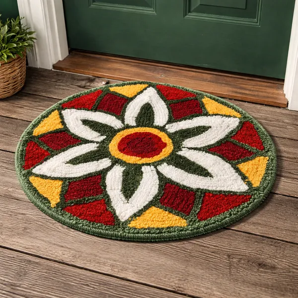 Handmade_Floral_Design_Circular_Floor_Mat_-_Traditional_Puja_Rangoli_Style