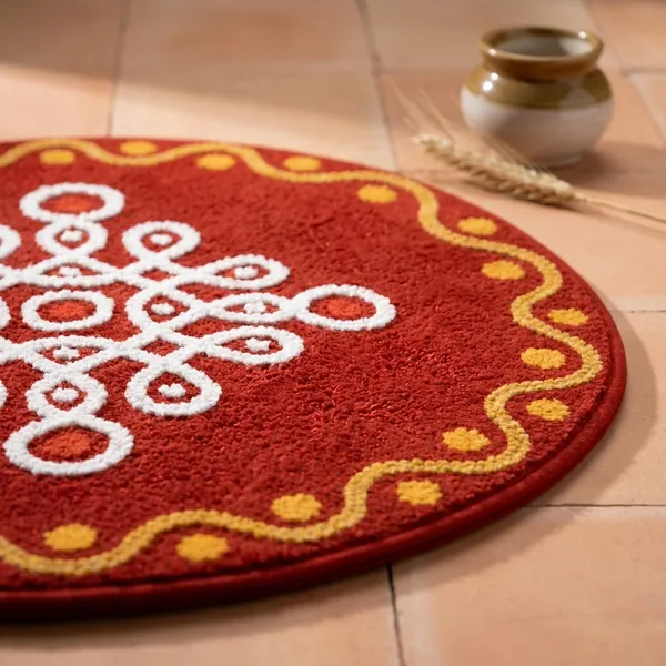 Premium_Round_Rangoli_Floor_Mat_With_Anti-Skid_Backing_-_60Cm_Diameter