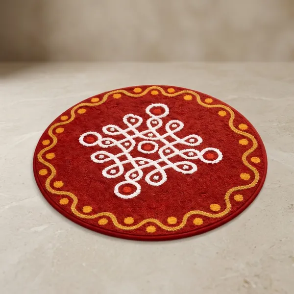 Premium_Round_Rangoli_Floor_Mat_With_Anti-Skid_Backing_-_60Cm_Diameter