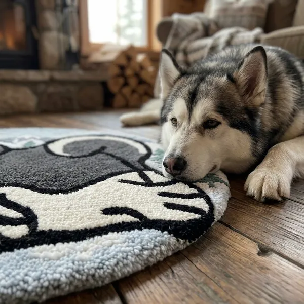 Adorable_Sleeping_Husky_Dog_Shaped_Doormat_-_Anti_Slip_Floor_Mat