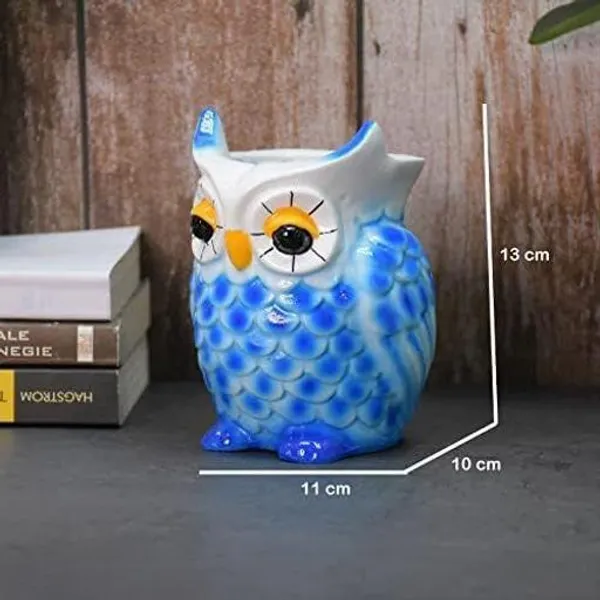 Decorative_Blue_Owl_Resin_Succulent_Planter_For_Home_And_Decor_Office_Desk