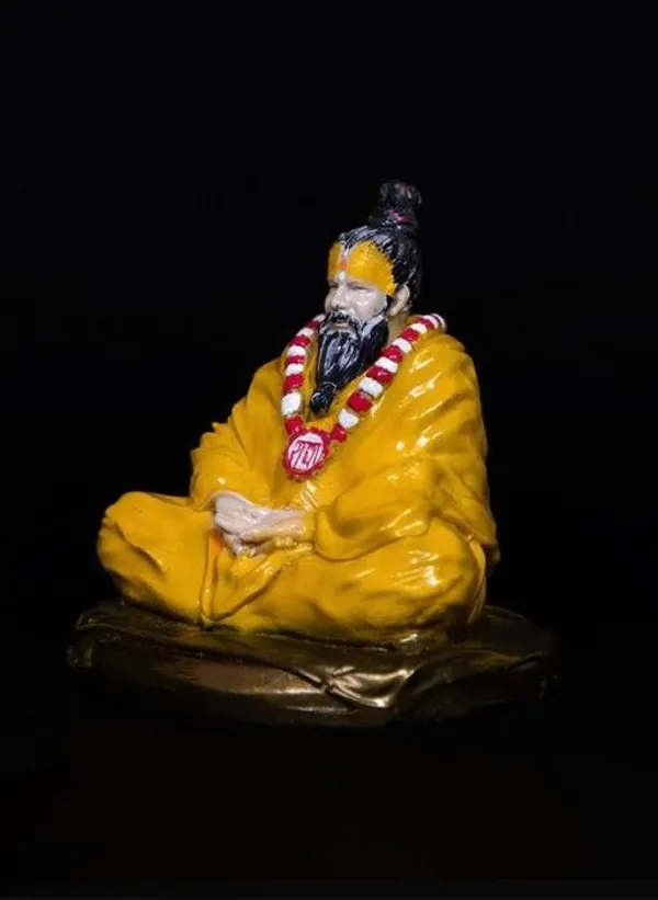 Premchand_Maharaj_Yellow_Murti_For_Home_Decor