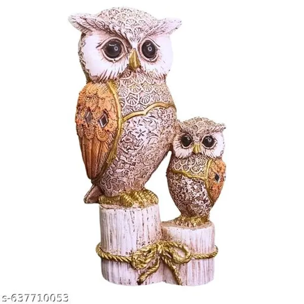 Set_Of_2_Cute_Resin_Joint_Owl_Sculpture_Vintage_Sculpture_For_Home_Decor