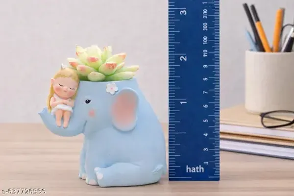Cute_Blue_Elephant_Sleeping_Fairy_Resin_Decorative_Pot_For_Home_Office_Desk