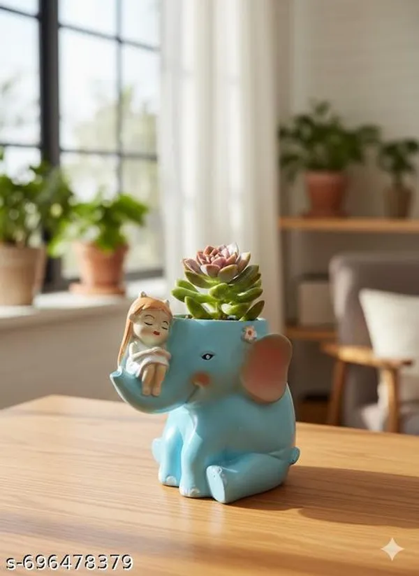 Resin_Elephant_Flower_Pot_For_Home_And_Office