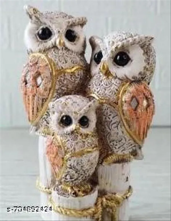 Multicolour_Owl_Family_Showpiece_For_Home_Decor