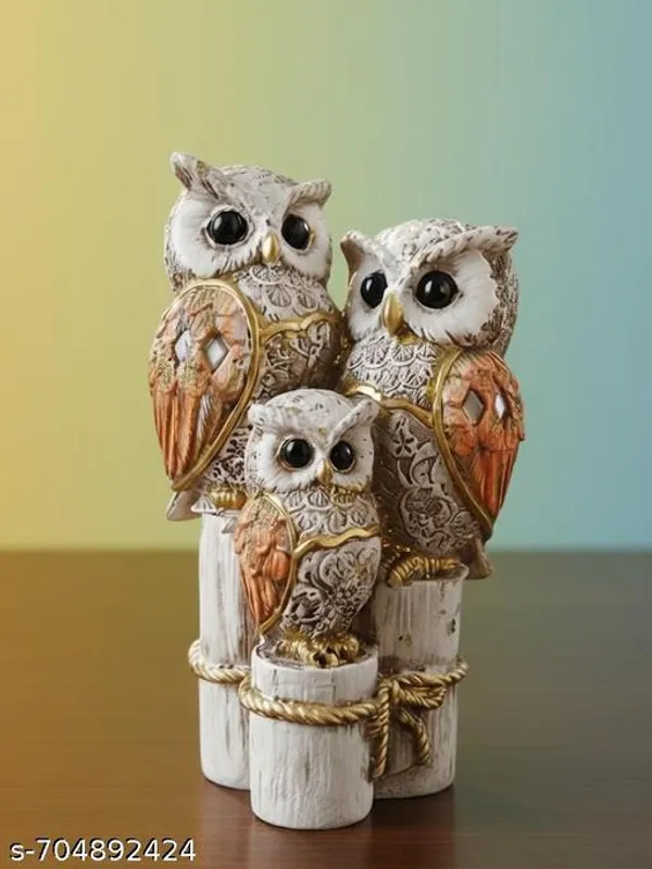 Multicolour_Owl_Family_Showpiece_For_Home_Decor