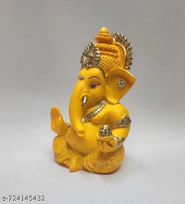 Premium_Yellow_Resin_Ganesha_Idol_For_Home_Decor