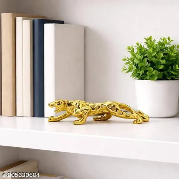 Gold_Plated_Panther_Figurine_Animal_Sculpture_For_Home_Decor