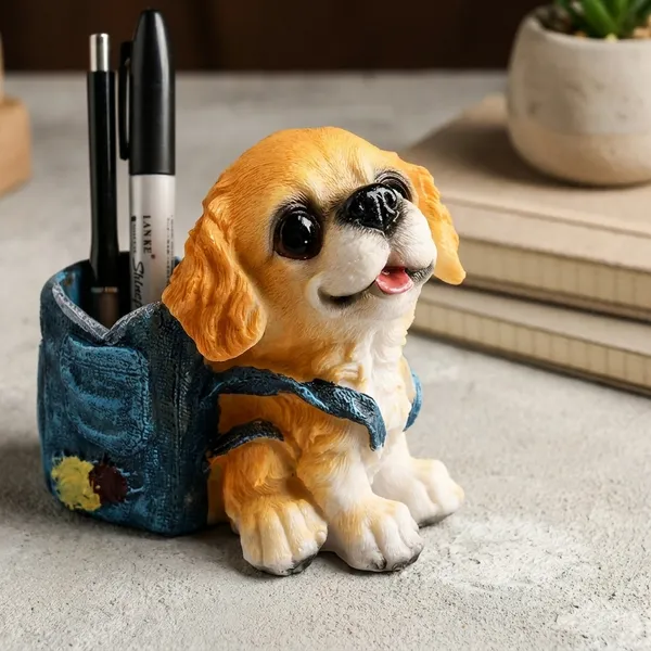 Cute_Dog_Pen_Holder_Stand_For_Office