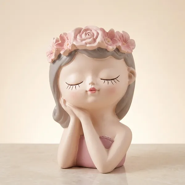 Cute_Girl_Flower_Crown_Decorative_Showpiece_For_Home_Decor