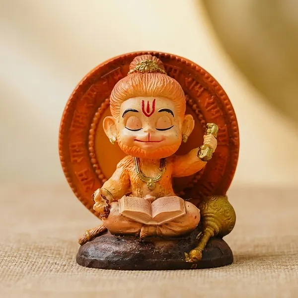 Multicolour_Hanuman_Ji_Inspired_Sitting_Decorative_Showpiece_For_Home_Decor
