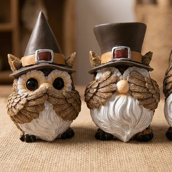 Brown_And_Grey_Set_Of_3_Resin_Owl_Showpieces_For_Home_Decor
