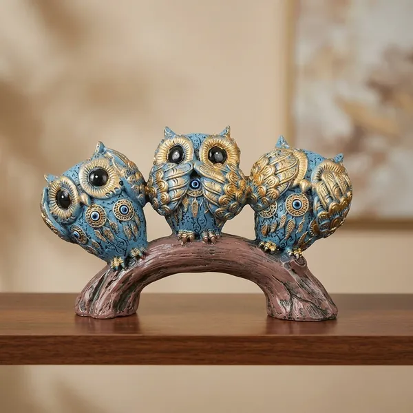 Blue_And_Gold_Resin_Owl_Showpiece_For_Home_Decor_And_Office_Table