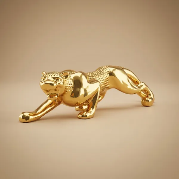 Luxury_24K_Gold_Plated_Cheetha_Showpiece_For_Home_Decor