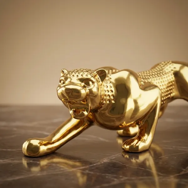 Luxury_24K_Gold_Plated_Cheetha_Showpiece_For_Home_Decor