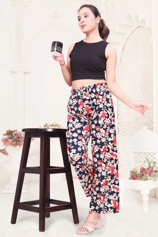Women'S_Floral_Print_Palazzo_Pants