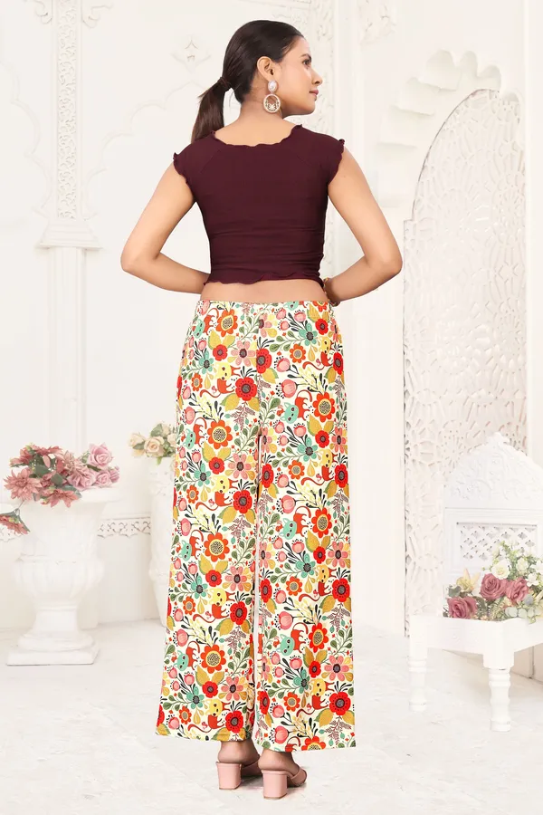 Women'S_Floral_Print_Palazzo_Pants_With_Crop_Top_Set