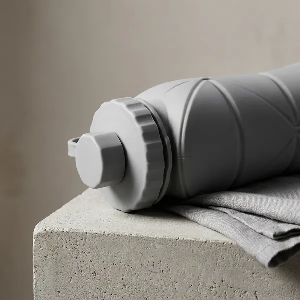 Collapsible_Silicone_Water_Bottle_-_Grey